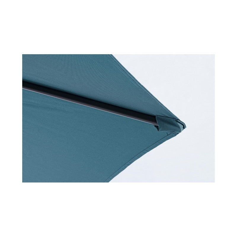 Parasol de jardin avec bras 360° Texas 300x h260 cm Anthracite-Paon