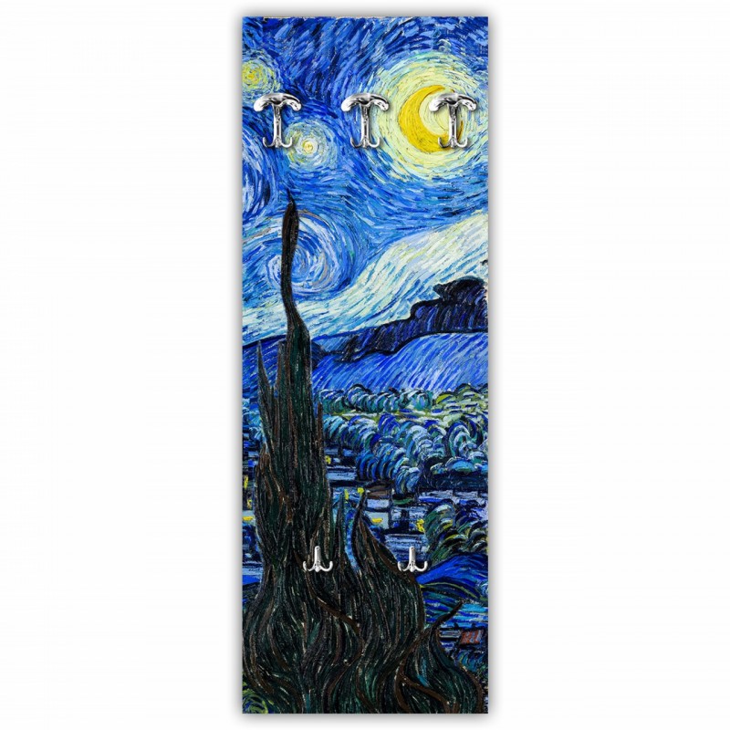Porte-manteau mural Nuit Étoilée 46x125 cm