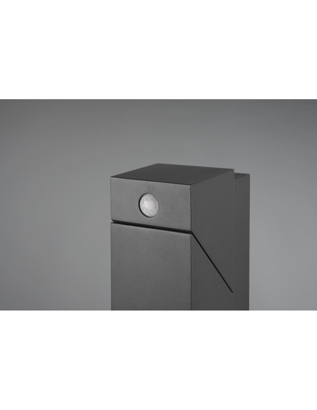 Borne de jardin LED réglable Anthracite Avon IP54 avec détecteur de mouvement Trio Lighting