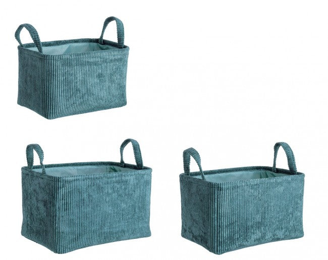 4x Set3 Panier 2M Shirley Rett Sarcelle