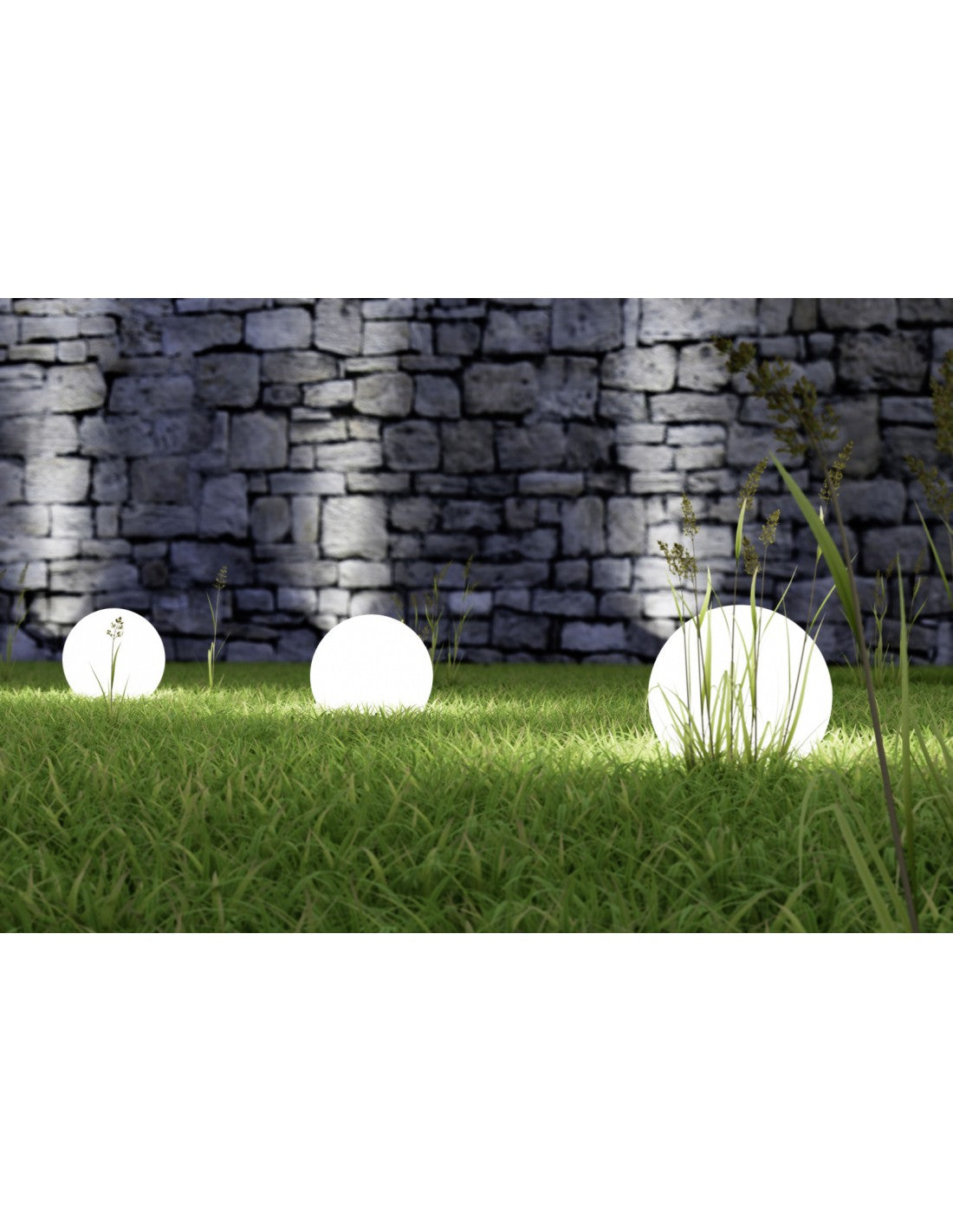 Lampadaire Sphère Extérieure Bolo IP44 Ø40 cm Trio Lighting