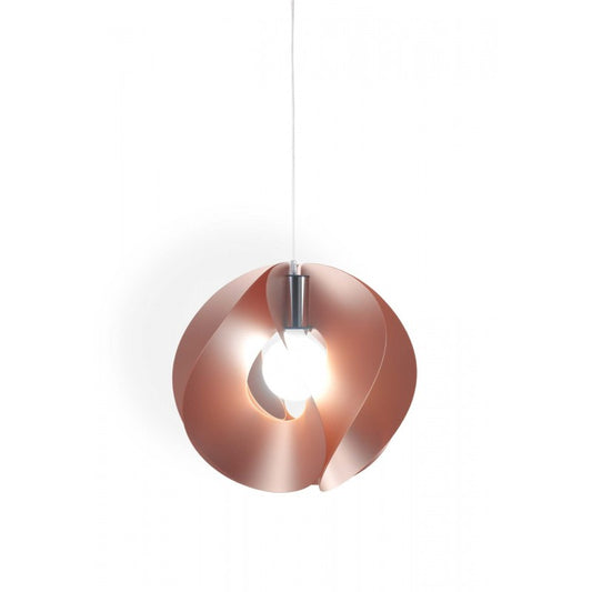 Lustre suspension cuivre ATOM diamètre 45x h42 cm