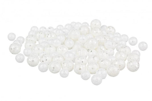 12x Boules Décoratives Blister Blanches