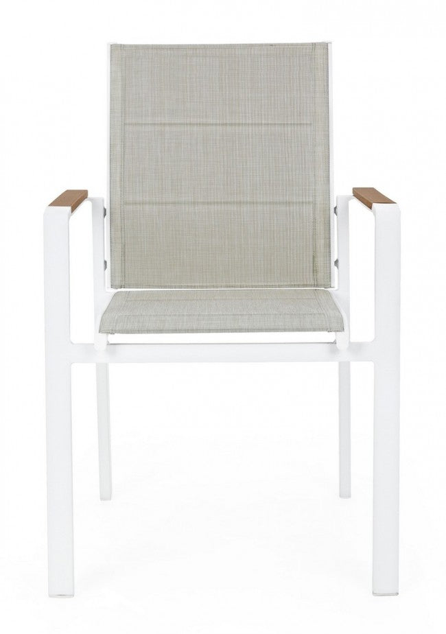 6x Chaise C-Br Kubik Blanche Sj60