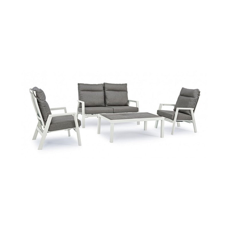 Canapé d'extérieur inclinable 2 places 152x81x98h cm