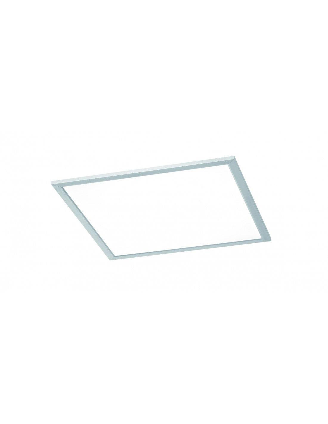 Plafonnier carré Griffin LED Dimmable Rgbw Nickel 39x39 cm Trio Lighting