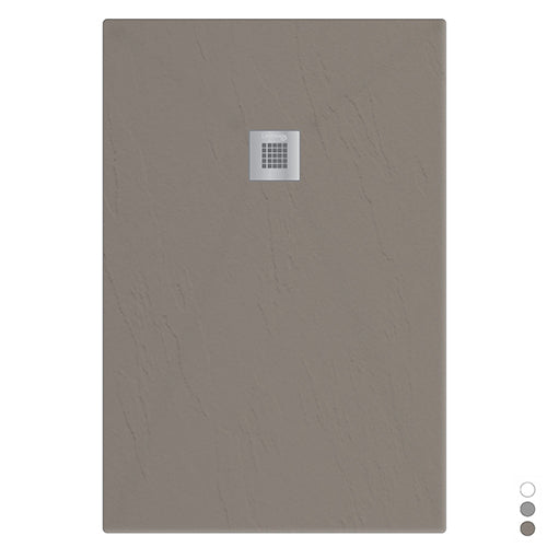 Receveur de douche rectangulaire Estasi - Blanc 80x130 cm