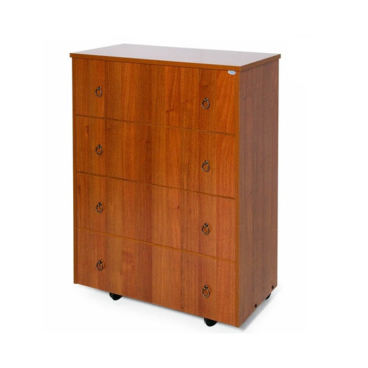 Sommier orthopédique pliant coloris noyer antique H.100x85x36 cm