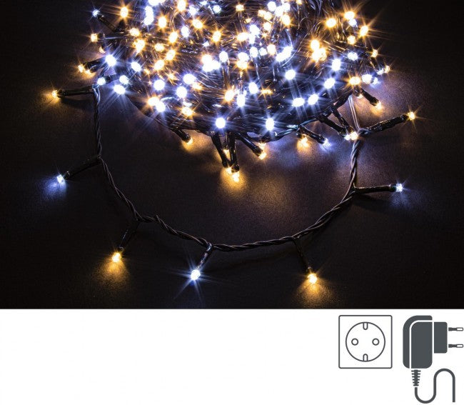 6x 500L Blanc-Classic Fil Vert 5Mm IP44