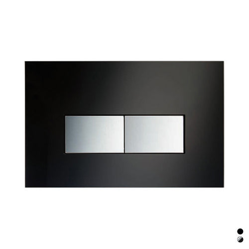 Plaque de réservoir à encastrer noir mat