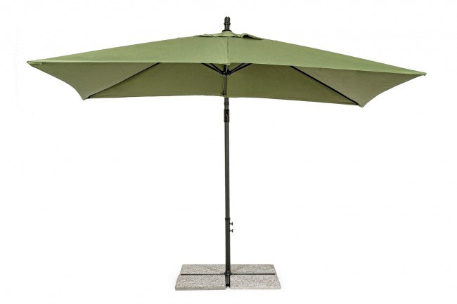 Parapluie à bras Texas 2x3 cm anthracite-olive