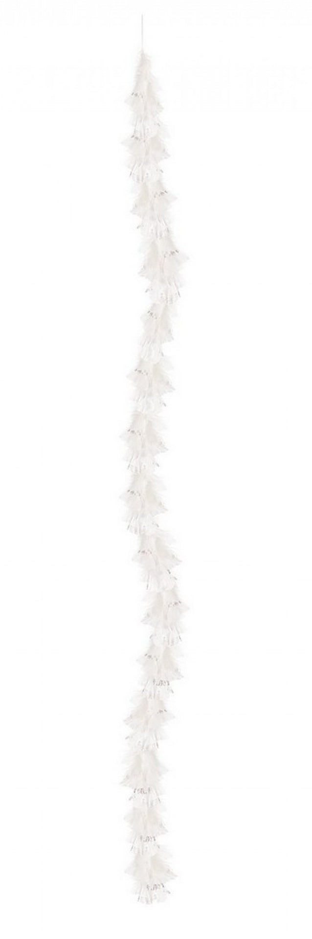 6x Cordes Softy Plumes Blanc 150cm