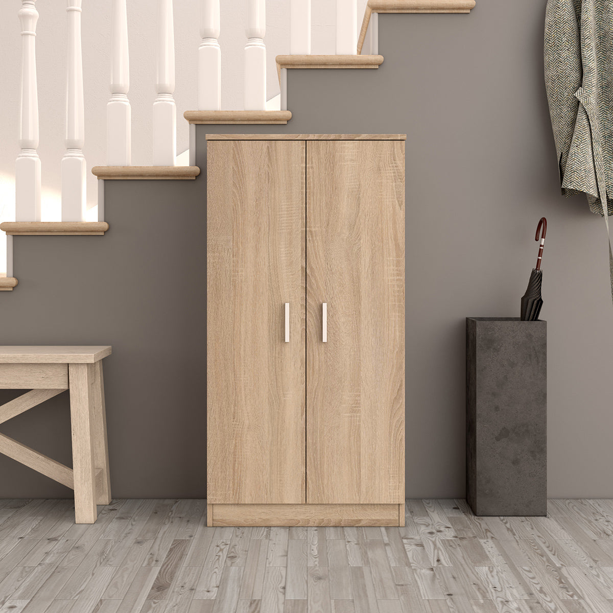 Armoire à chaussures 2 portes