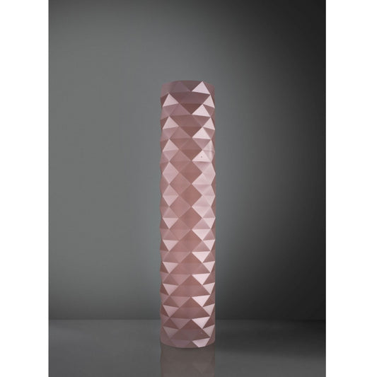 Lampadaire en métal rose en métal Cm. 27 x 123h
