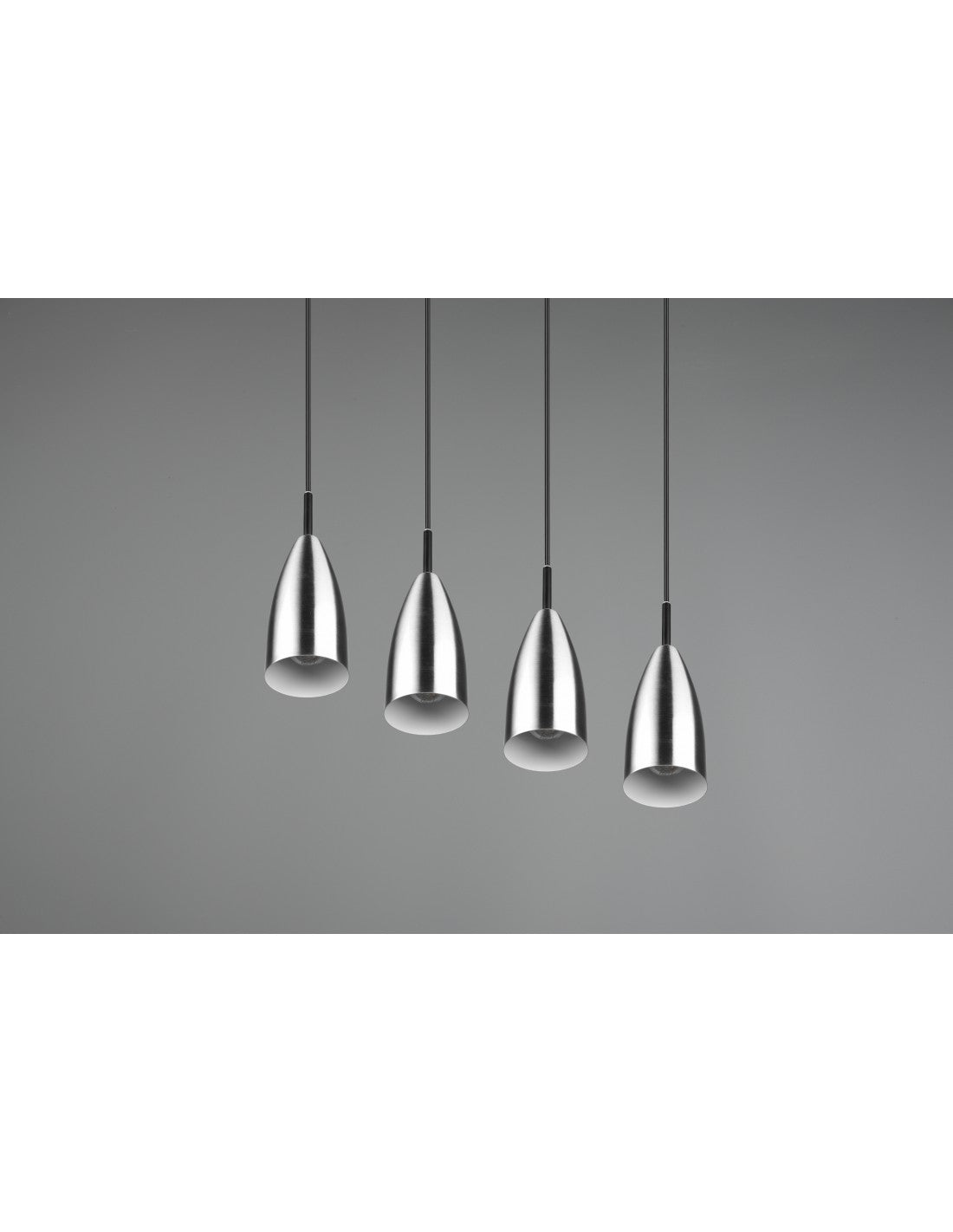 Lustre Linéaire Farin Island 4 Lumières Nichel Trio Lighting