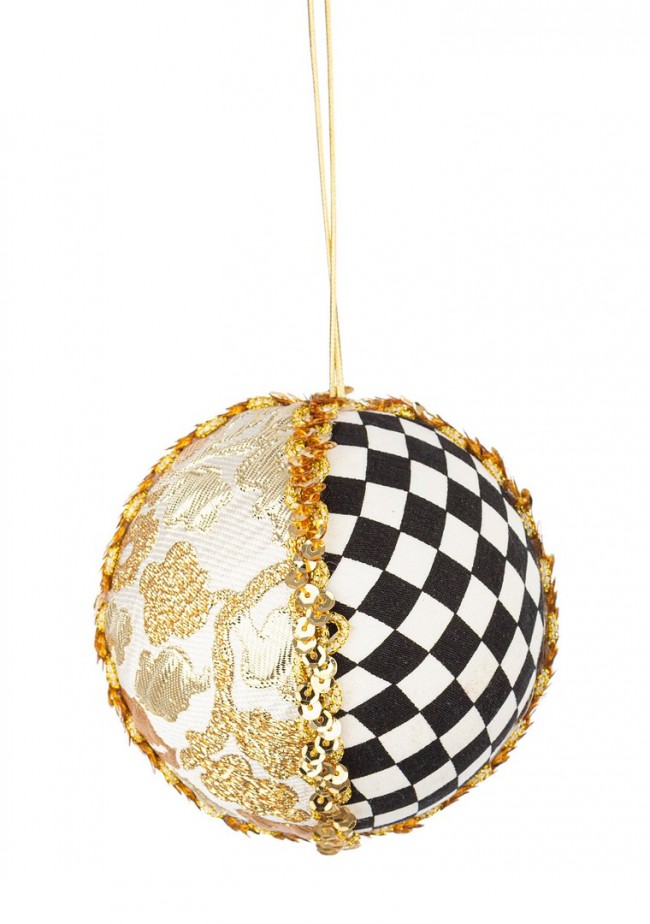12x Sphère d'échecs dorée D100