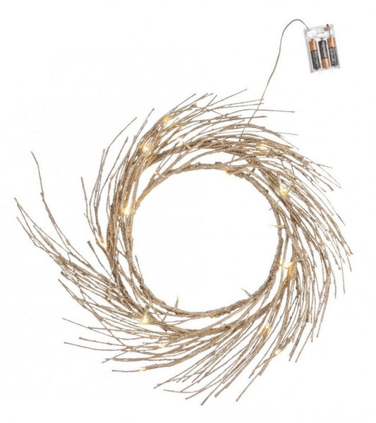 2x Corona Glad 24Led Champagne Classique D60