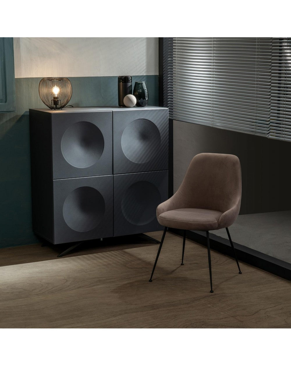 Chaise en microfibre - Nandy