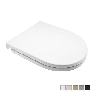 Abattant de toilette blanc mat