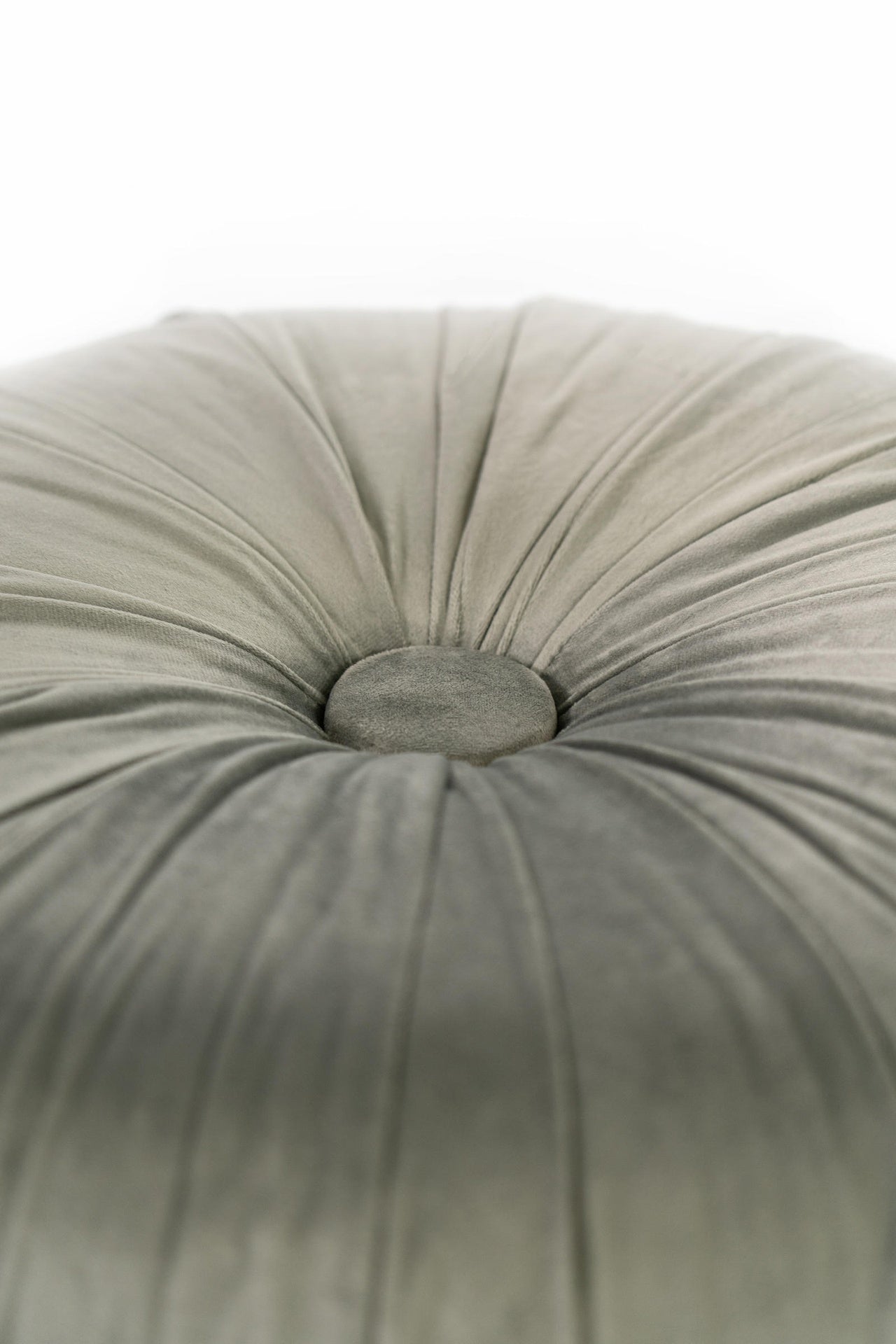 Pouf design velours métal gris 36 x 36 x 30 cm