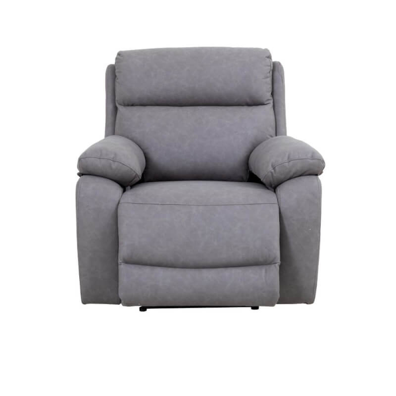 Fauteuil inclinable électrique Siviglia Nabuk gris clair