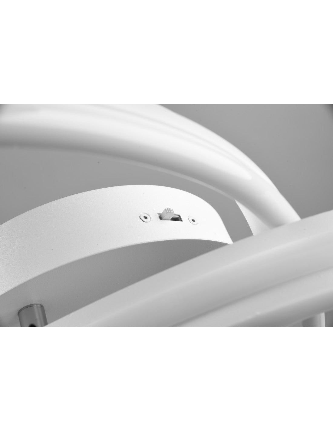 Plafonnier Vortice Moderne Yara Blanc Led Gradateur Trio Éclairage