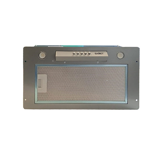 Hotte aspirante sous meuble encastrable, coloris gris 49,5x28 cm