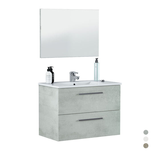 Armoire de salle de bain suspendue Aruba/Arnold (à assembler)