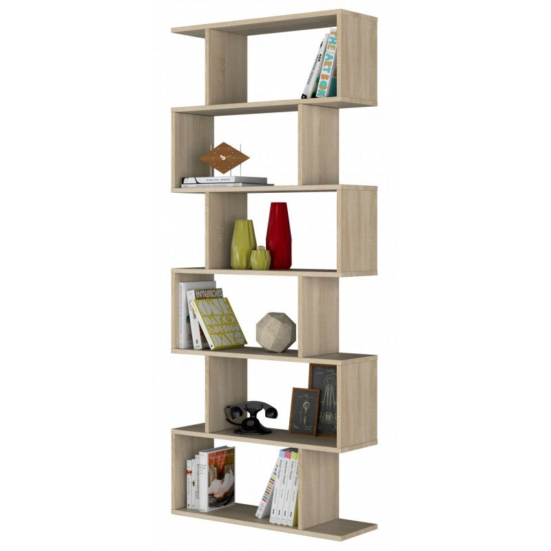 Bibliothèque décomposée en chêne meuble design 80 x 25 x 192 h cm