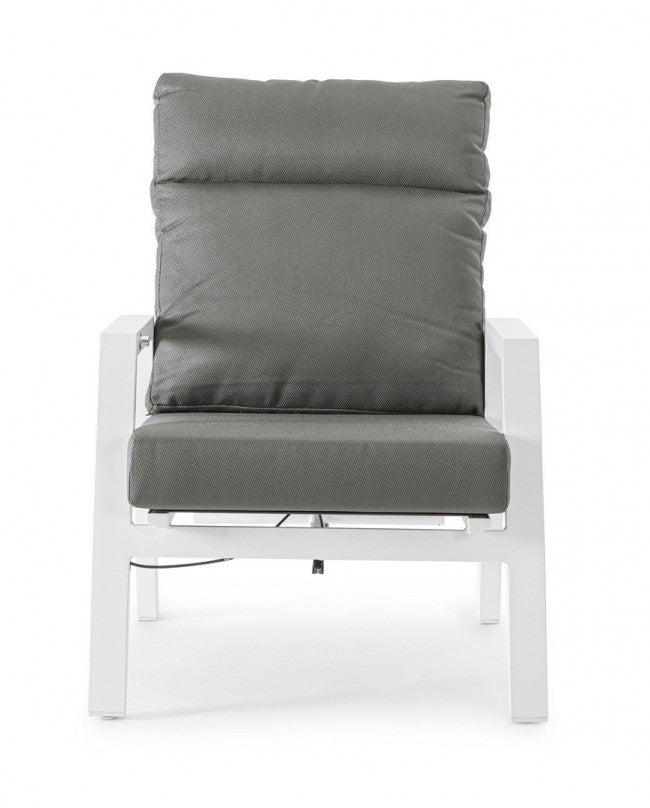 2x Fauteuil Recl CC Kledi Blanc Jx11