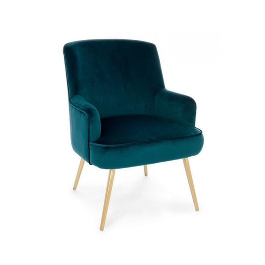 Fauteuil Clelia effet velours profond