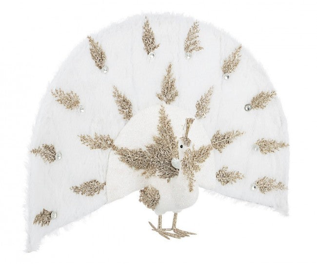 Façade Paon Conte de Fées Blanc H53