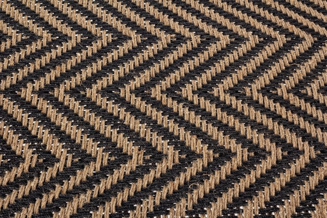 KHAT TAMIL Banquette ethnique en bois noir 176x86x h46 cm