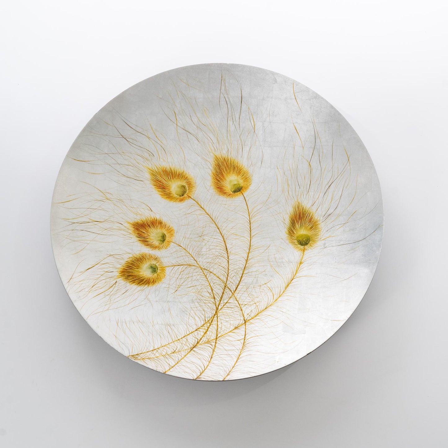 Assiette décorative blanche 65x65x1 cm