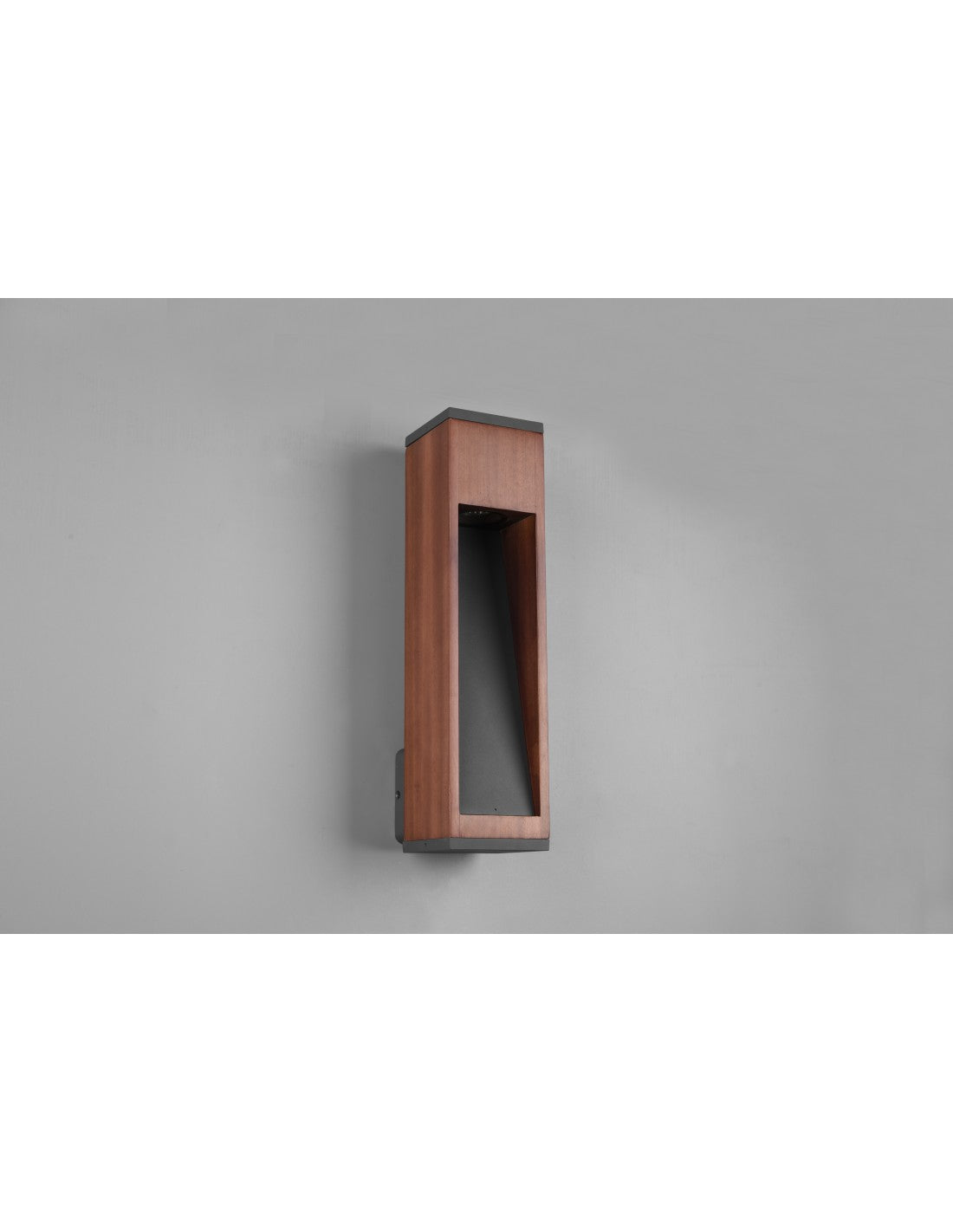Applique Extérieure Rectangulaire Canning GU10 Bois Naturel IP54 Trio Lighting