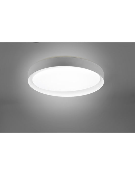 Plafonnier LED Zeta Dimmable Ø48 cm Gris Trio Lighting
