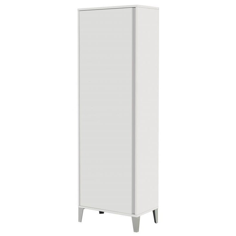 Meuble à balais laqué blanc 60x35x h170cm