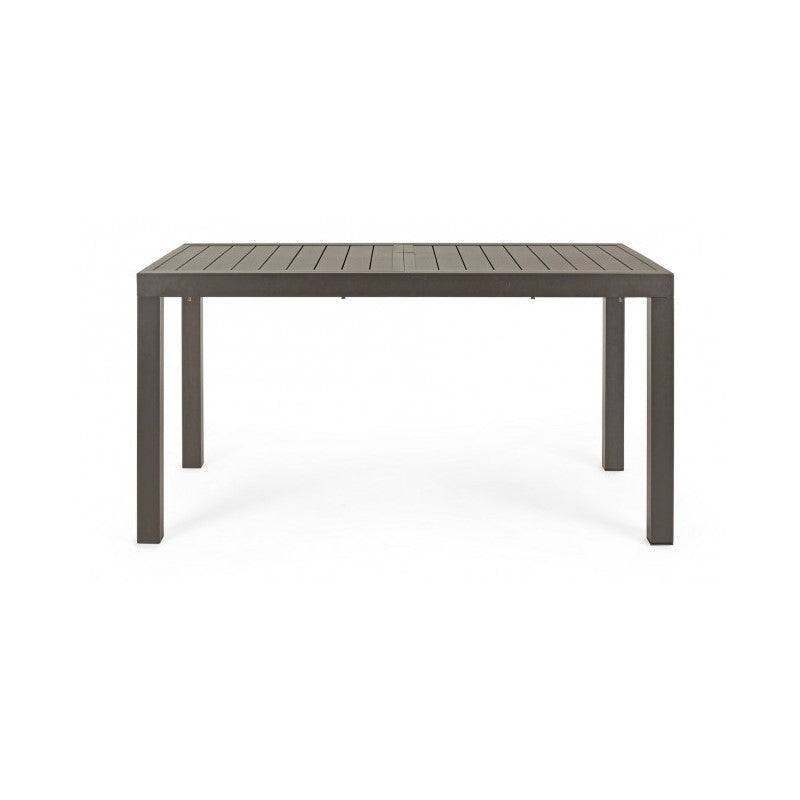 Table d'extérieur extensible en aluminium Caffè HILDE YK14 140-210x77x h75 cm