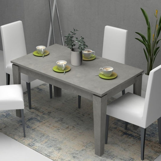 Table extensible MEGARON Ciment 120-160X80 cm