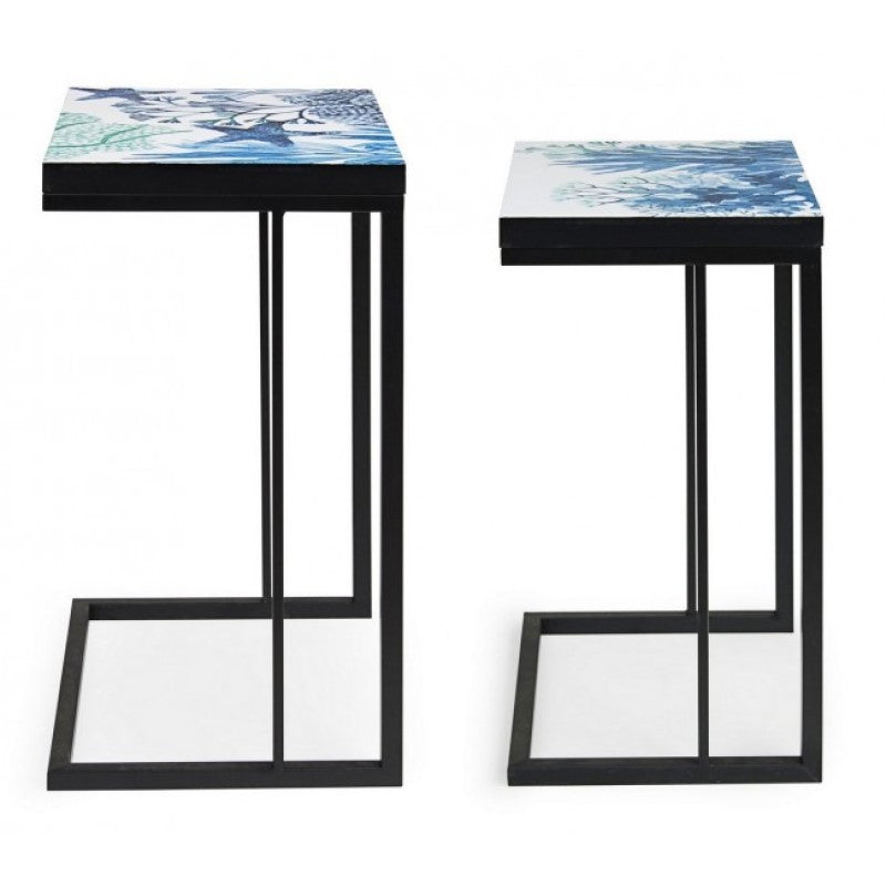 Ensemble de deux tables d'ameublement bizzotto