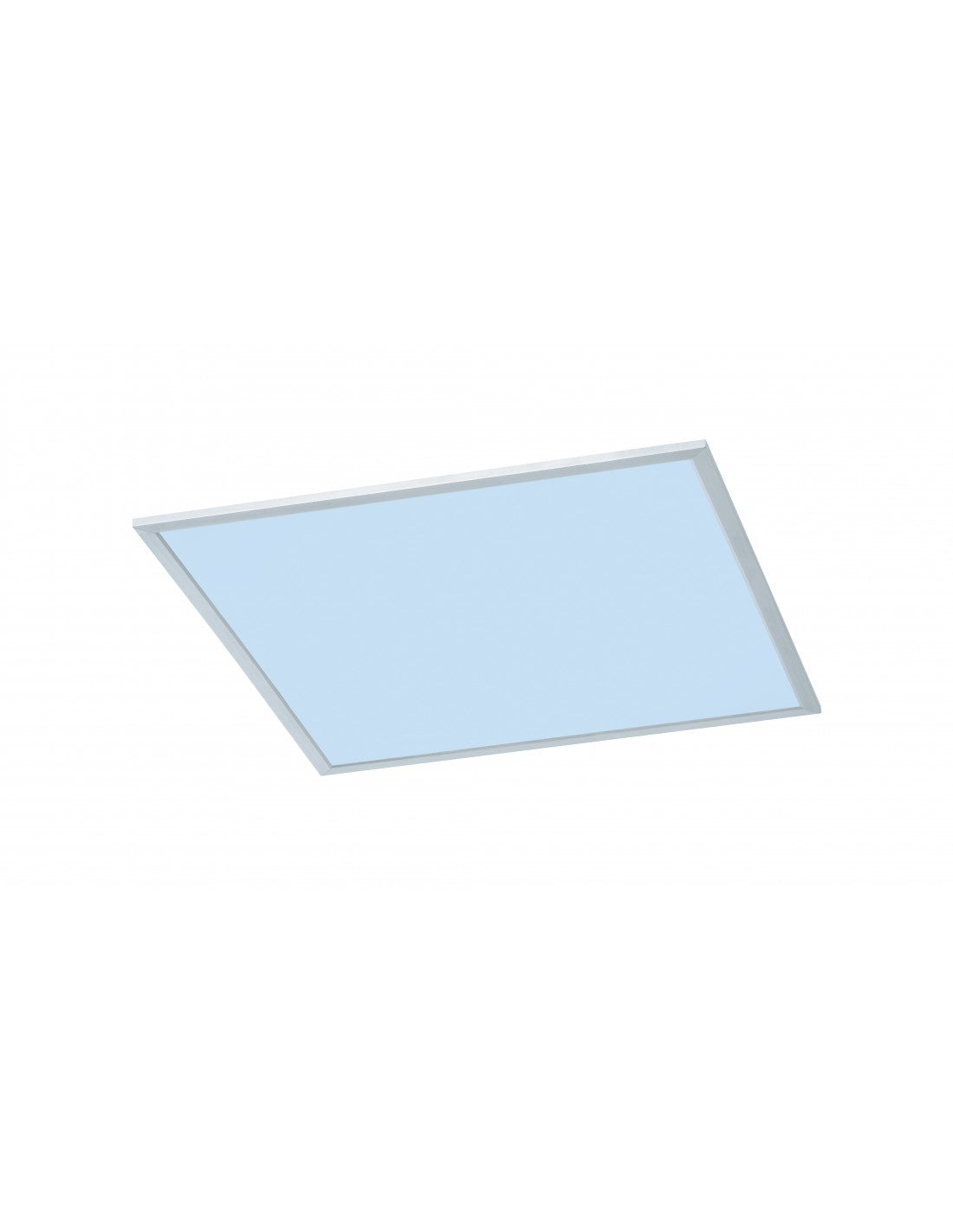 Plafonnier Carré Griffin LED Dimmable Rgbw Nickel 59x59 cm Trio Lighting