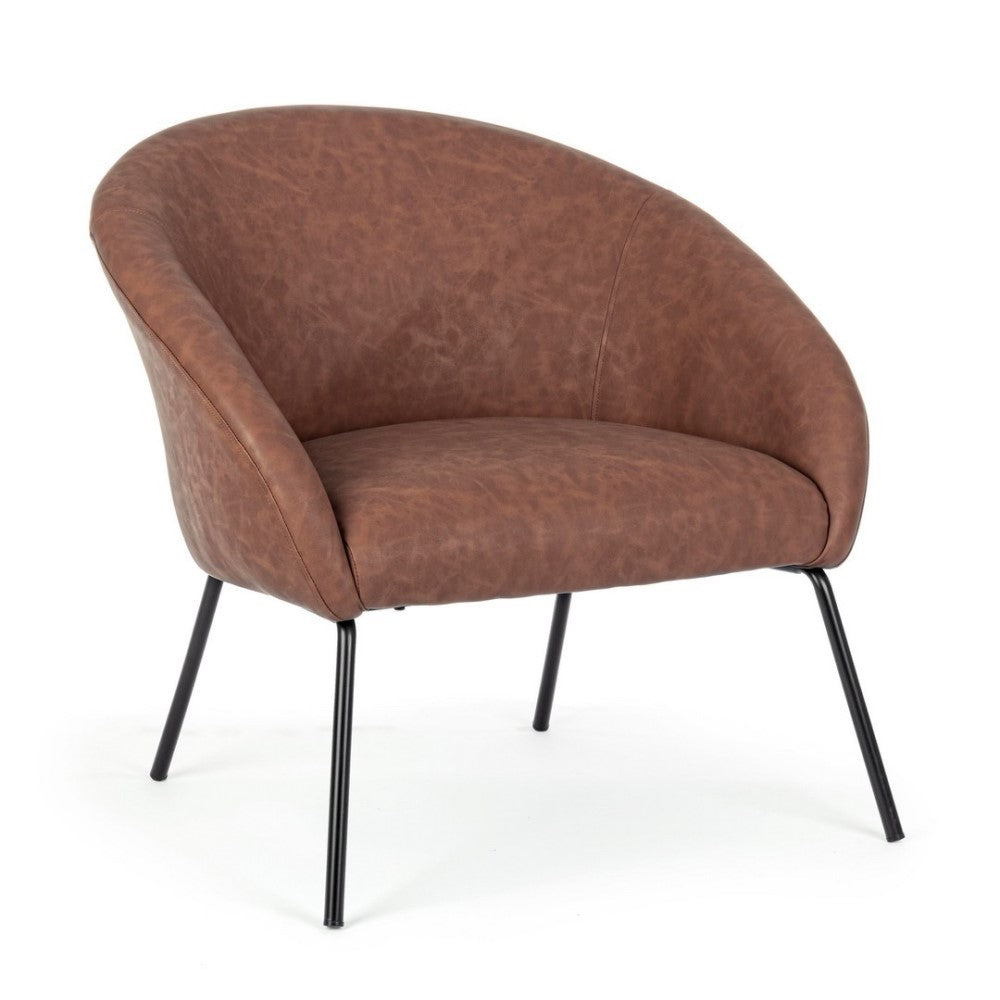 Fauteuil en velours de style design
