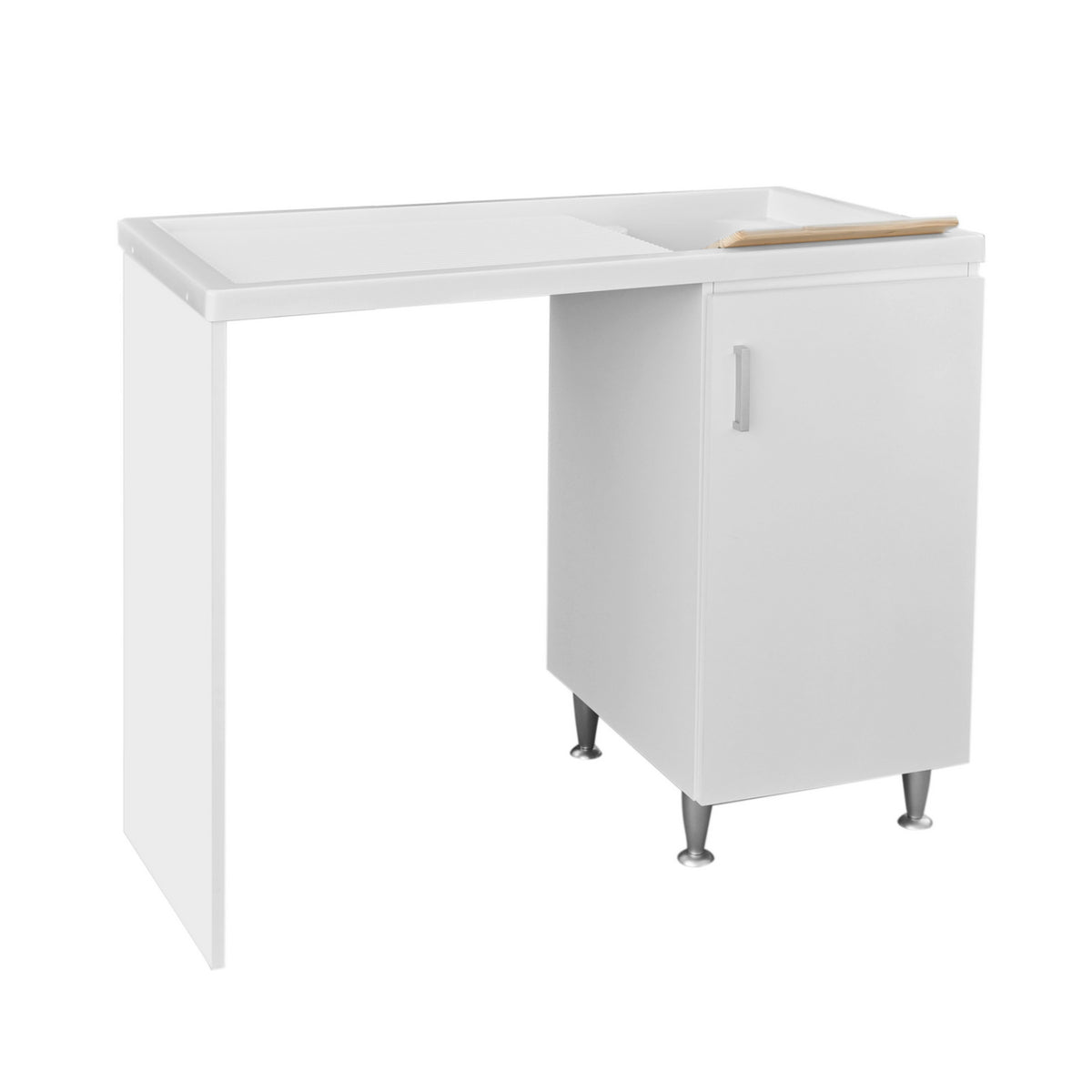 Meuble en bois avec évier + cache lave-linge Mod.Idex
