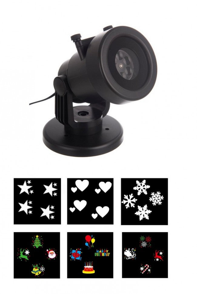 Projecteur LED 9x 6F Mov.Ip44 Disp9 Tryme