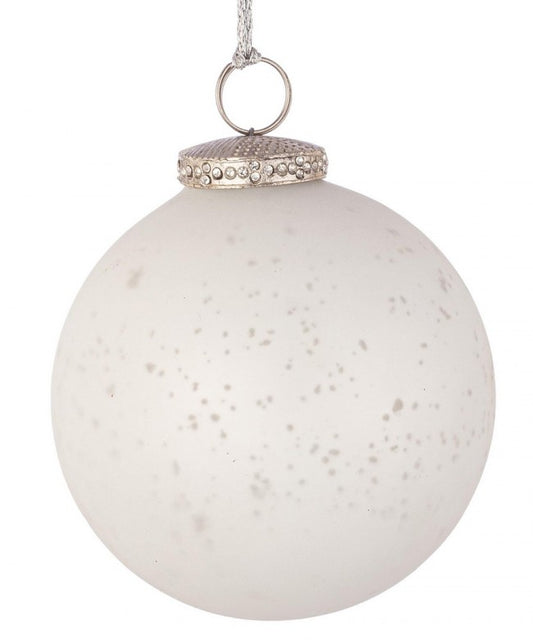 4x Sphère Vt Elegantia Blanc Op D100