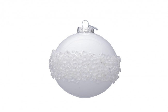 12x Sphère à Bulles Vt Blanc D80