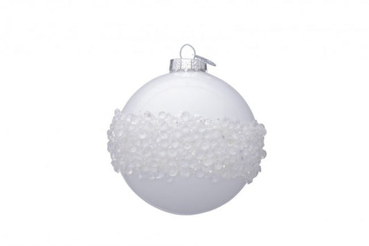 12x Sphère à Bulles Vt Blanc D80