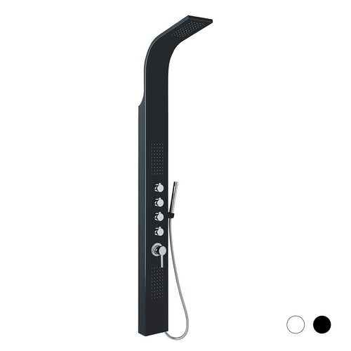 Système mural multifonction noir Danubio