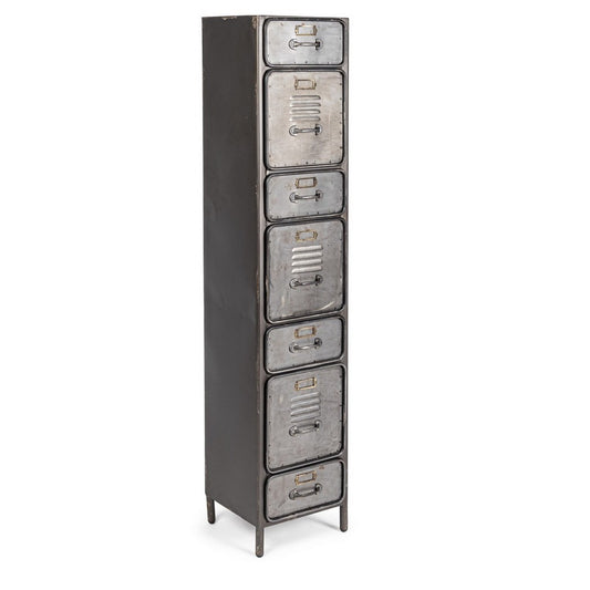 Commode Store 7 tiroirs de style industriel