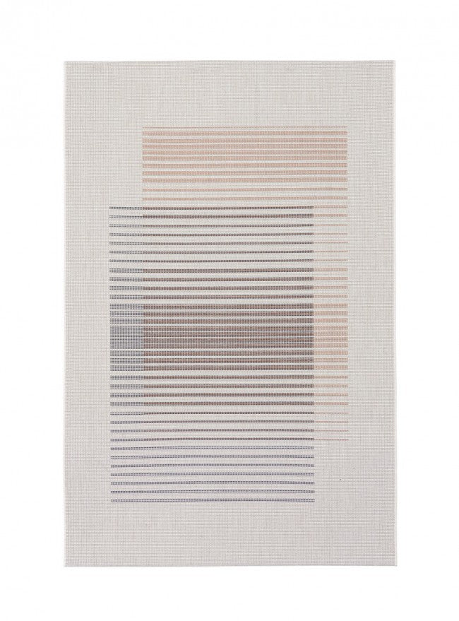 Tapis Kino Beige-Bleu-Orange 160X230